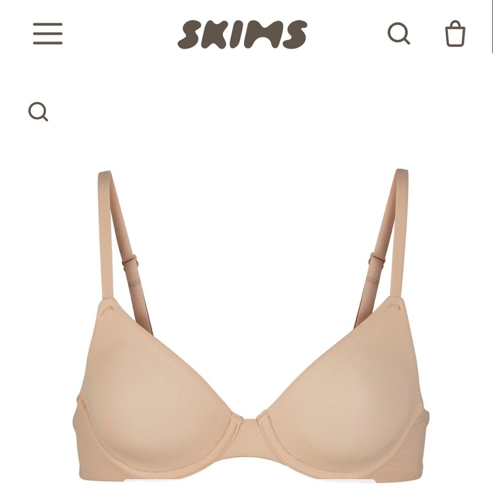 SKIMS: “Fits Everybody Unlined Underwire Bra” (size: 32DD)